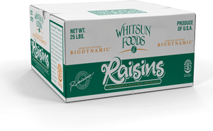 Bulk Case of 25 lbs Thompson Raisin